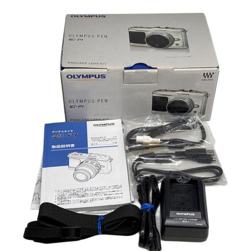 OLYMPUS (オリンパス) ミラーレス一眼カメラ E-P1 パンケーキレンズキット