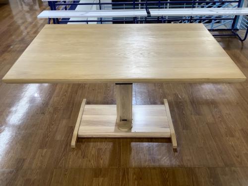 シギヤマ家具 (シギヤマカグ) 昇降式テーブル SAVONA DEEP 130TABLE ナチュラル