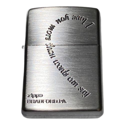 ZIPPO (ジッポ) オイルライター 2005年製 ハートメッセージペアセット