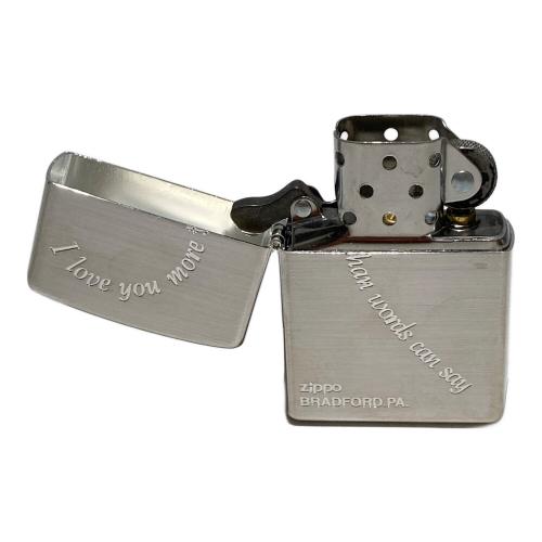 ZIPPO (ジッポ) オイルライター 2005年製 ハートメッセージペアセット