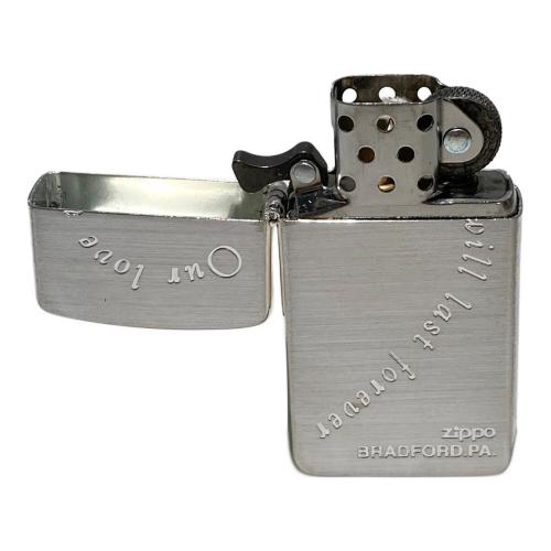 ZIPPO (ジッポ) オイルライター 2005年製 ハートメッセージペアセット