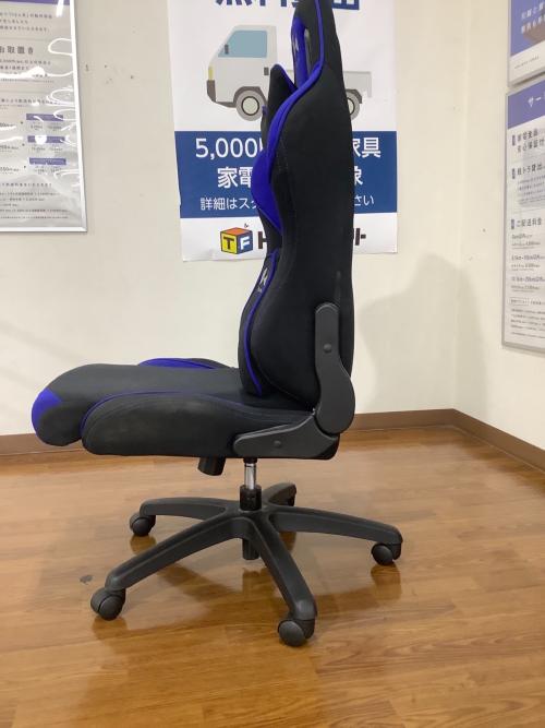 Bauhutte (バウヒュッテ) ゲーミングチェア GX-530 程度B ブルー×ブラック