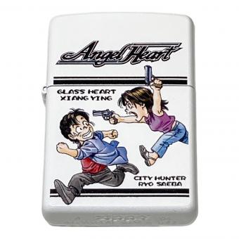 ZIPPO (ジッポ) オイルライター 2008年製 Angel Heart ホワイト