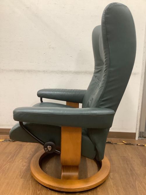Ekornes (エコーネス) ストレスレスチェア モスグリーン モスグリーン 1人掛け レザー