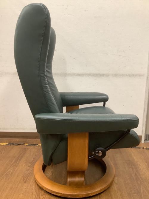 Ekornes (エコーネス) ストレスレスチェア モスグリーン モスグリーン 1人掛け レザー