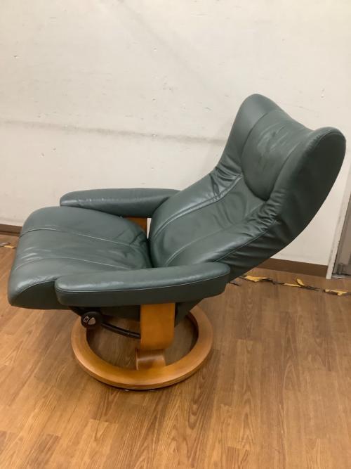 Ekornes (エコーネス) ストレスレスチェア モスグリーン モスグリーン 1人掛け レザー