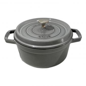 Staub (ストウブ) 両手鍋 グレー