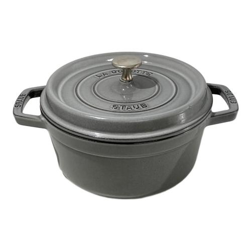 Staub (ストウブ) 両手鍋 グレー