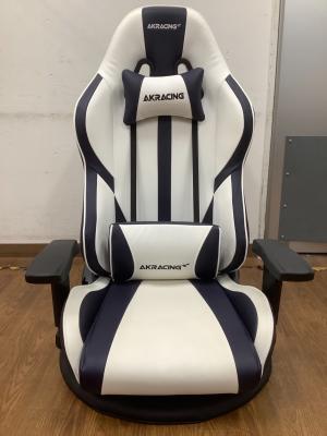 AK Racing (エーケーレーシング) ゲーミング座椅子 ネイビー×ホワイト