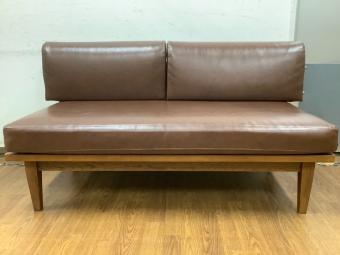 UNICO (ウニコ) 2人掛けソファー ブラウン WICK bench backrest