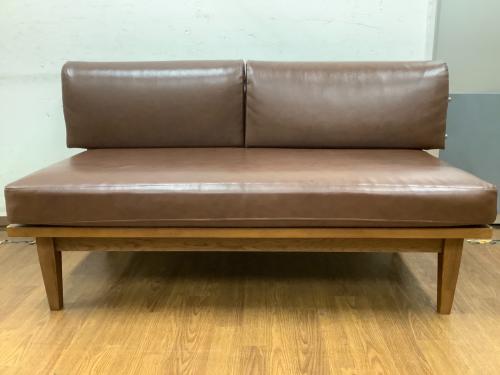UNICO (ウニコ) 2人掛けソファー ブラウン WICK bench backrest