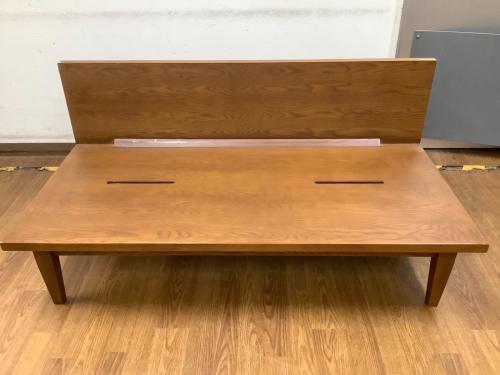 UNICO (ウニコ) 2人掛けソファー ブラウン WICK bench backrest