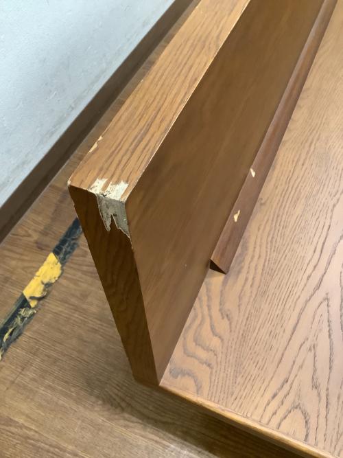 UNICO (ウニコ) 2人掛けソファー ブラウン WICK bench backrest