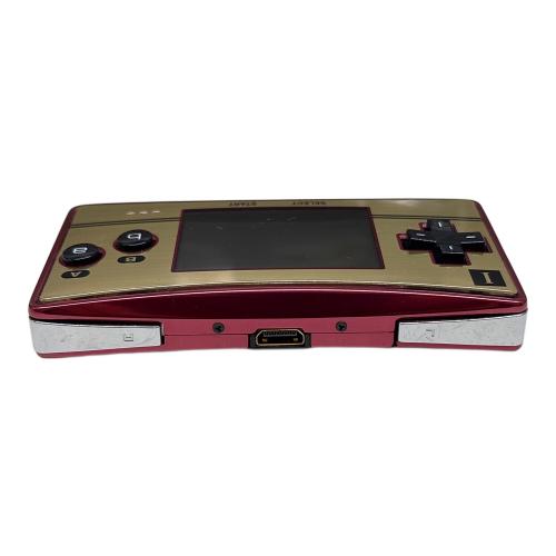 Nintendo (ニンテンドー) GAMEBOY micro OXY-001 画面ヤケ・フロントパネル浮きあり