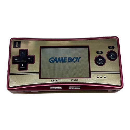 Nintendo (ニンテンドー) GAMEBOY micro OXY-001 画面ヤケ・フロントパネル浮きあり