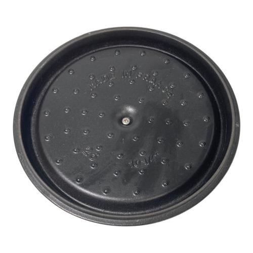 Staub (ストウブ) 両手鍋 26cm ココットラウンド ブラック