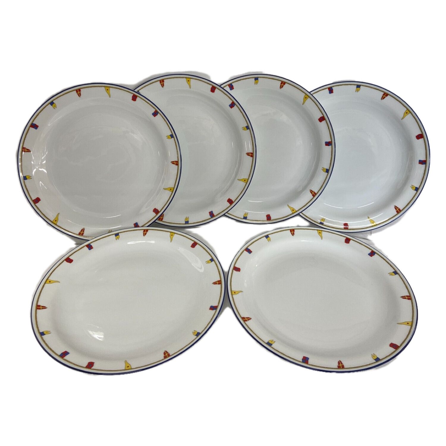 リチャードジノリクリッパーディナープレート4枚セット RICHARD GINORI