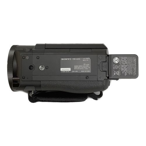 SONY (ソニー) デジタル4Kビデオカメラ 撮影時間150 分 829万画素 SD・HDMI対応 3インチ FDR-AX55 3020507