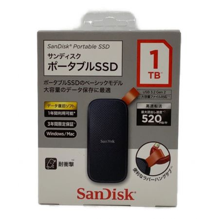SANDISK (サンディスク) ポータブルSSD SDSSDE30-1T00-J26
