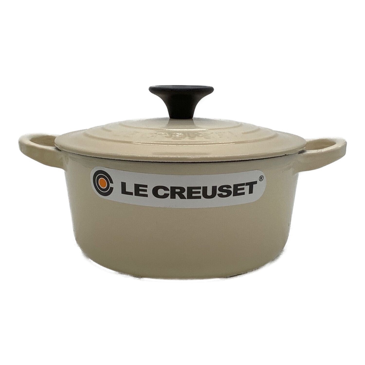 LE CREUSET (ルクルーゼ) ココットロンド16cm アイボリー｜トレファク