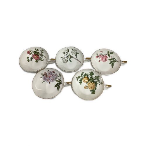 MARUI CLAY＆CERAMICS 花柄カップ&ソーサー 5Pセット