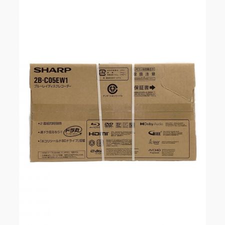 SHARP (シャープ) Blu-rayレコーダー 未使用品 2B-C05EW1 2番組 500GB -