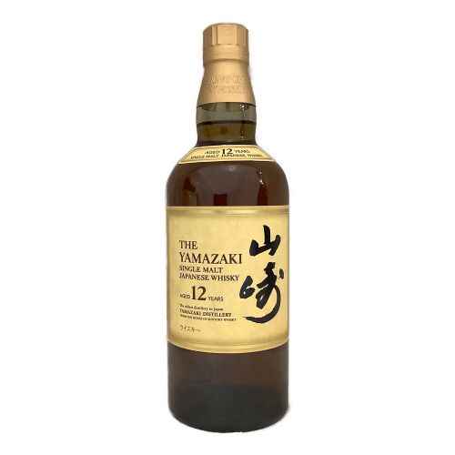 山崎 (ヤマザキ) ジャパニーズ 700ml 12年 シングルモルト 未開封 日本