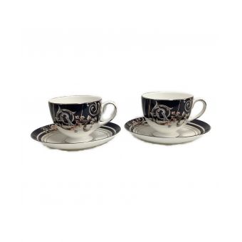 Wedgwood (ウェッジウッド) カップ&ソーサー リー ルネッサンスブルー 2Pセット