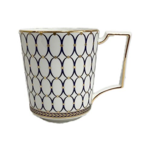 Wedgwood (ウェッジウッド) ペアマグカップ ピンク/ブルー ルネッサンスゴールド 2Pセット