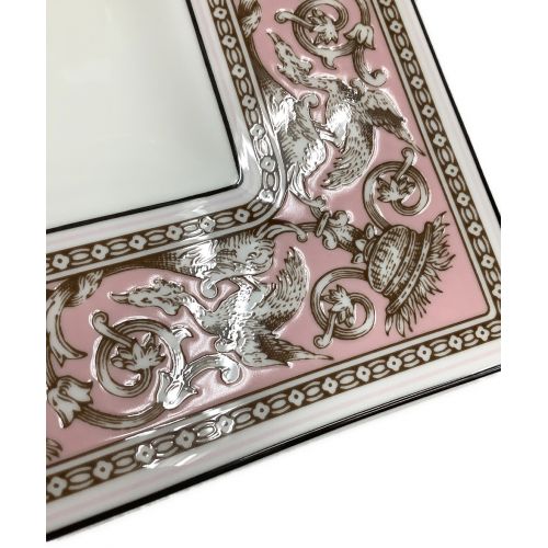 Wedgwood (ウェッジウッド) スクエアプレート フロレンティーン・ピンク
