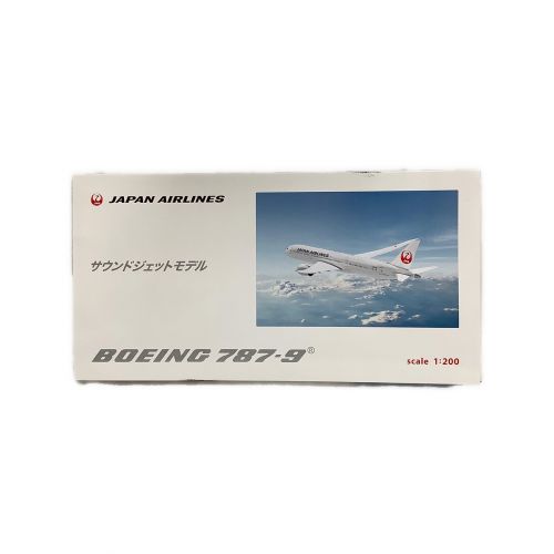 JAL (ジャル) 飛行機 BOEING787-9 サウンドジェットモデル 1/200スケール