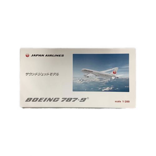 JAL (ジャル) 飛行機 BOEING787-9 サウンドジェットモデル 1/200スケール