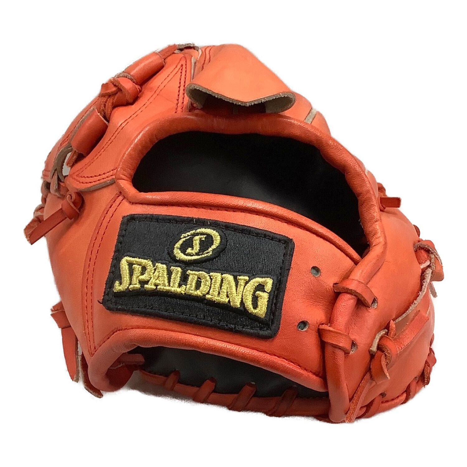 SPALDING (スポルディング) 硬式グローブ オレンジ グローブ