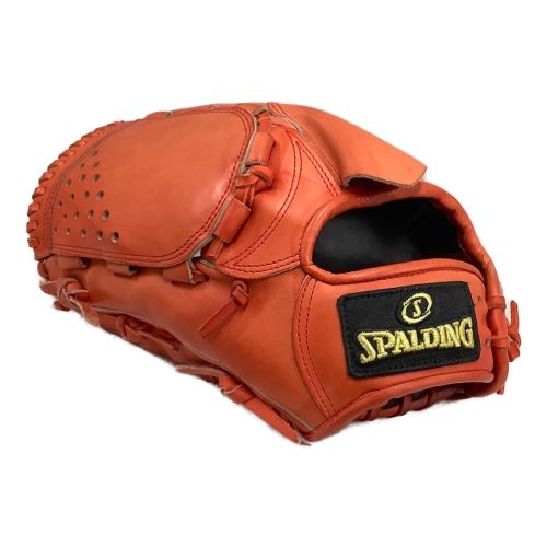 SPALDING (スポルディング) 硬式グローブ オレンジ グローブ ピッチャー用 左投げ用 SPGK-1