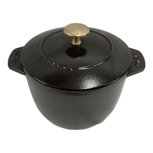 Staub (ストウブ) 両手鍋 16cm ブラック