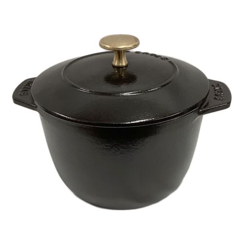 Staub (ストウブ) 両手鍋 16cm ブラック