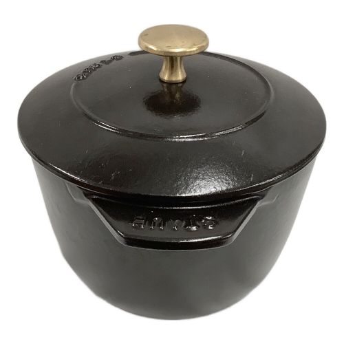 Staub (ストウブ) 両手鍋 16cm ブラック