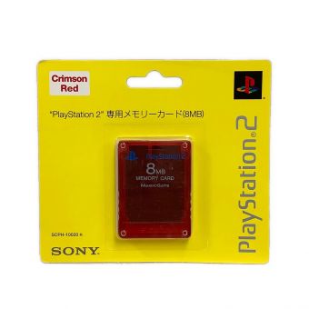 SONY (ソニー) Playstation2専用メモリーカード クリムゾンレッド -