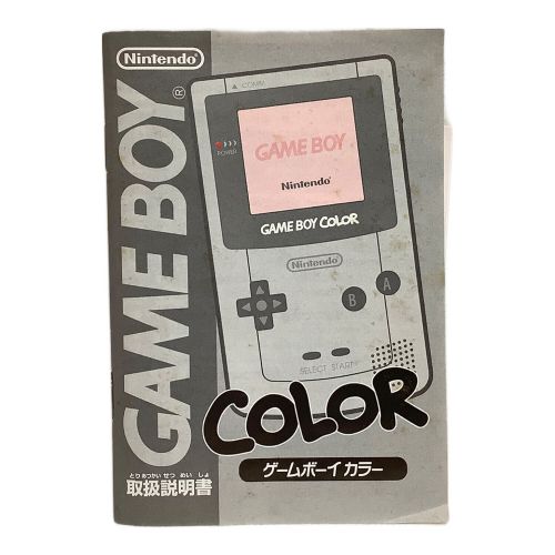 Nintendo (ニンテンドウ) GAMEBOY COLOR CGB-001 画面キズ有