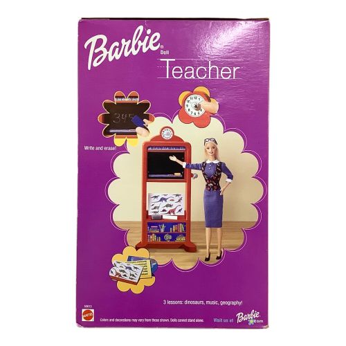 バービー人形 Barbie Teacher Doll w/ School Room Backdrop