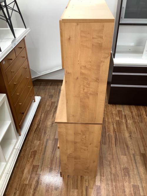 MOMO natural (モモナチュラル) レンジボード ナチュラル 108 引き出し2段・2枚扉