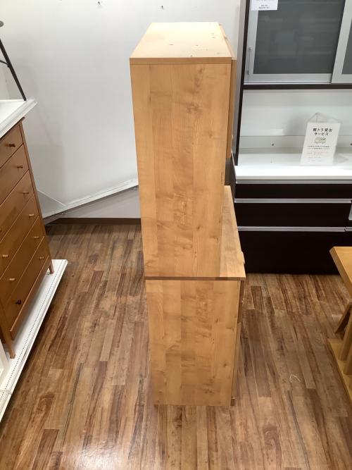 MOMO natural (モモナチュラル) レンジボード ナチュラル 108 引き出し2段・2枚扉