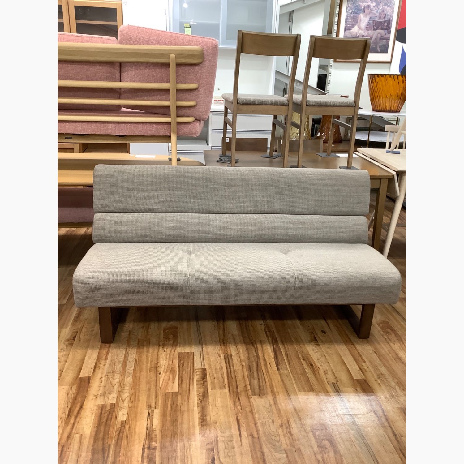 カリモク　三人掛け　ソファ　cs62 楽天市場】カリモク リビングダイニングソファ CS62モデル 布張3