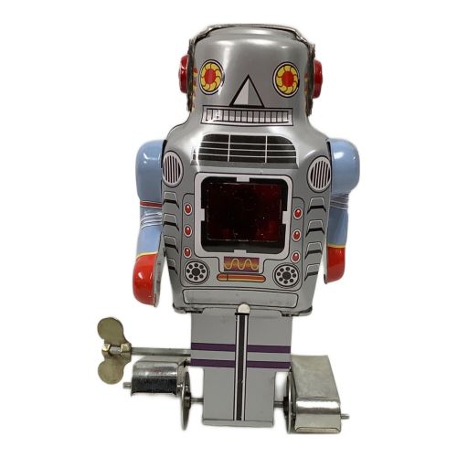 ICHIKO (イチコー) Vintage Sparky Wind Up Tin Green Robot 完全復刻盤