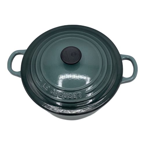 LE CREUSET (ルクルーゼ) 両手鍋  ブルー