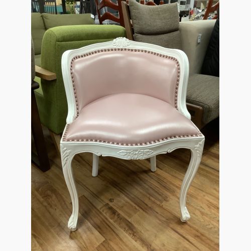 VANITY CHAIR ロココチェア ホワイト×ピンク 6090シリーズ