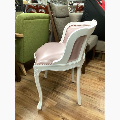 VANITY CHAIR ロココチェア ホワイト×ピンク 6090シリーズ