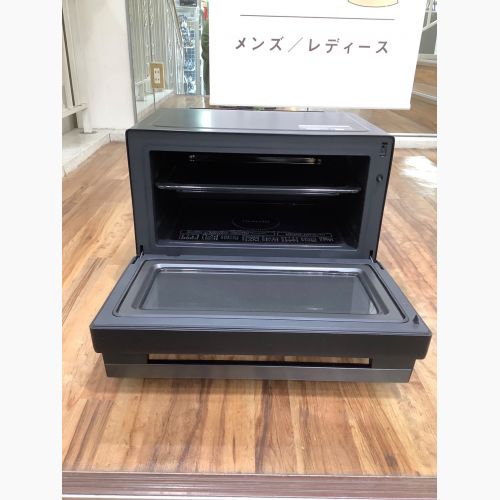 SHARP (シャープ) ウォーターオーブンレンジ AX-UA20-B 2022年製 1000W 庫内フラット 角皿欠品 50Hz／60Hz