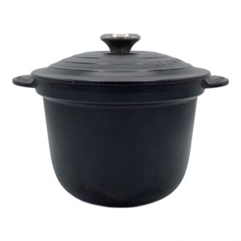 LE CREUSET (ルクルーゼ) ココット 20 マットブラック エブリィ