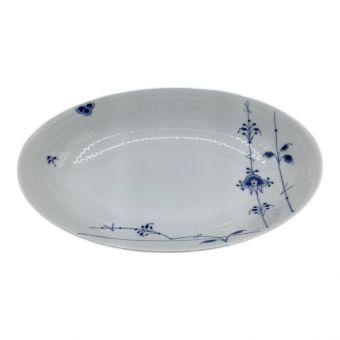 ROYAL COPENHAGEN (ロイヤル・コペンハーゲン) オーバルディッシュプレート ブルーパルメッテ